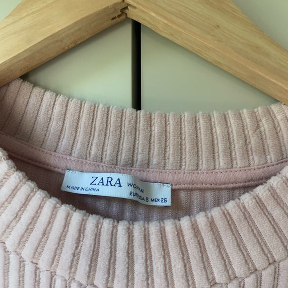 SOFT BABY PINK ZARA PULLOVER - Picture 2 of 2